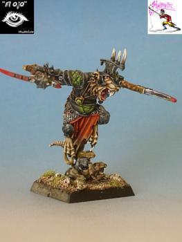 Skaven Lord Queek Headtaker by Shaman1313