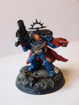Crimson Fists Captain WIP by lobster1984