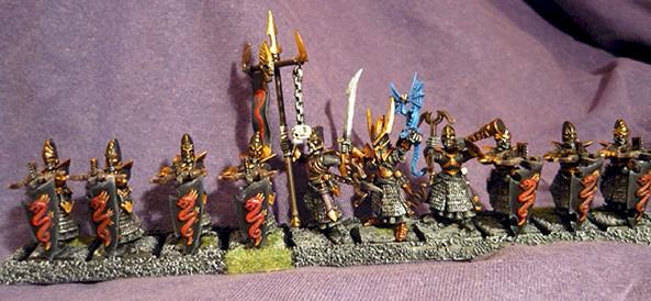 Dark elf crossbowmen by Pomba