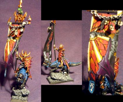 Dark elf BSB by Pomba