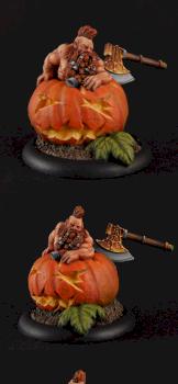 Pumpkin Slayer Dwarf by olivka