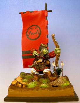 Orc samurai archer by Veghist