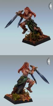 Wood Elves: Wardancer by Hatifnat
