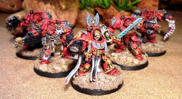 Blood Angel Terminators Group by I am Legion