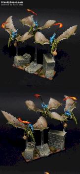Lizardmen Terradon Riders by BloodyBeast.com