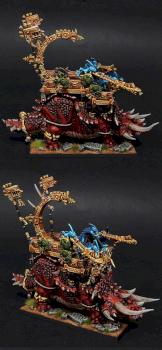 Lizardmen Ancient Stegadon by BloodyBeast.com