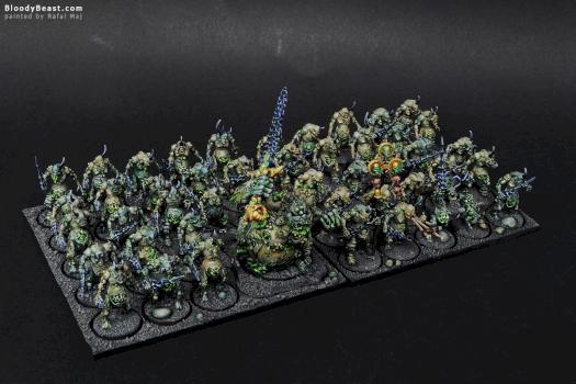 Plaguebearer Horde with Great Unclean One by BloodyBeast.com