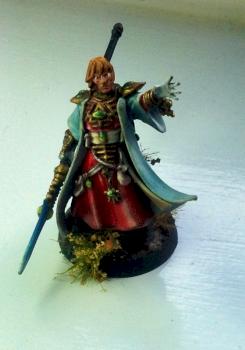 Eldar farseer by Cornishdragon87