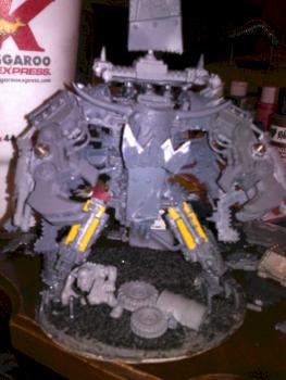 40K Ork Mega Dread by psycofrk