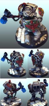 Deathwing terminator with Thunderhammer by Noxred