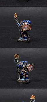 Space Marine Librarian with Staff & Book by BloodyBeast.com