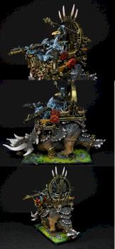 Lizardmen Stegadon by Modelling Art Studio
