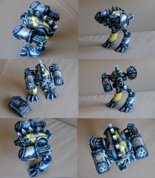 Space Wolf Heresy Warhound by kharn123