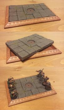 Miniatures Display Base with Removeable Terrain Tile by originalfive