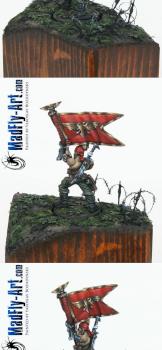 Unreleased Catachan Standard Bearer (Close-ups) by MadFlyArtStudio