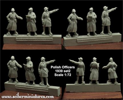 Polish officers 1939 - scale 1:72 by Scibor