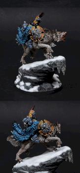 Space Wolves Thunderwolf Lord by BloodyBeast.com
