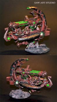 Necron Annihilation Barge by saw art