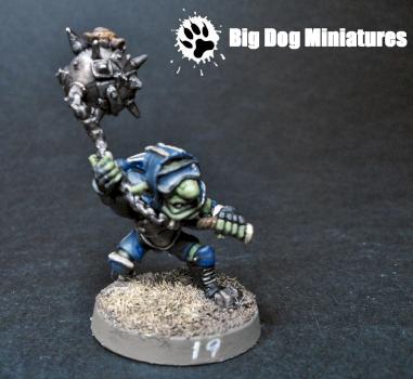 Willy Miniatures Goblin Ball and Chain by thebigdog