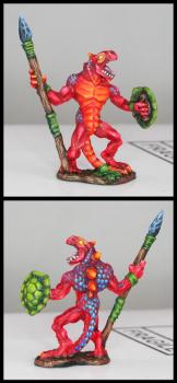 Lizardman Warrior #77050 by redlethe