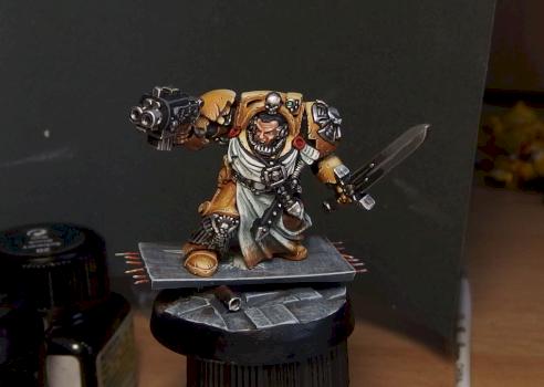 Imperial Fists Terminator Captain by AsyLum