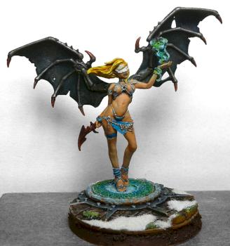 Winged White Speaker from Kingdom Death. by ArgosTheShifter