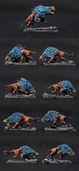 Chaos Warhounds of Tzeentch Closeups by BloodyBeast.com