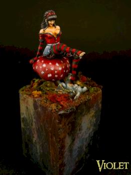 Goth Alice in Wonderland by VIOLET