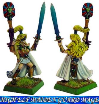 High Elf Maiden Guard Mage by Scott ExV