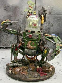 Ork Dreaknought by SpinningCharlie