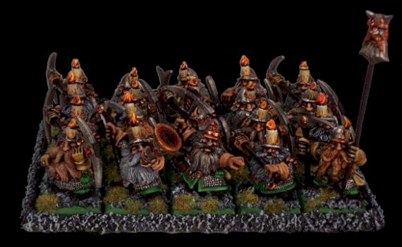 Dwarf Miners Regiment by Ross Avi Krinsky