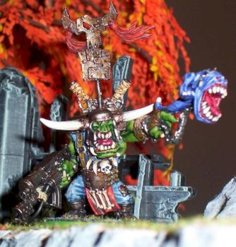Ork Warboss by silvercrank