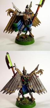 Necron Lord with Jetpack conversion by edomingox