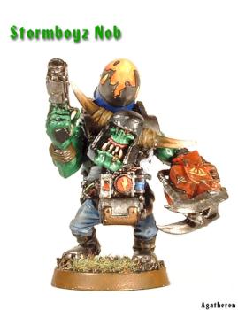 Ork Stormboy Nob by Agatheron