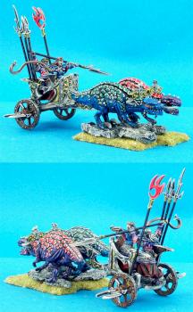 Dark Elf Cold One Chariot by Meier