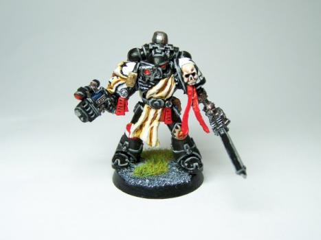 black templar initiate with chainsword by logangrmnr