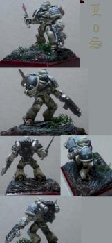 Tireless. White Templars´ marine. by KrLoS