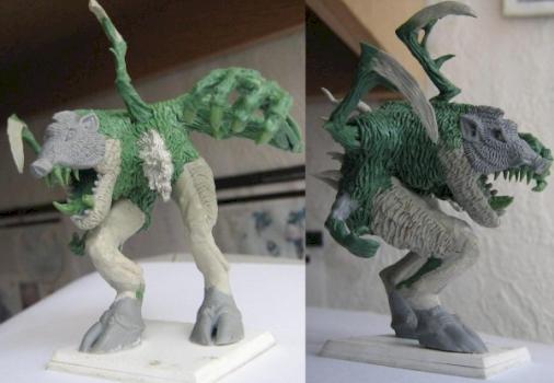 Chaos Beastman Spawn by Arekarkadiusz