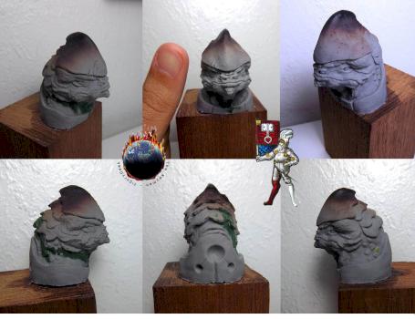 Krogan - Mass Effect - Buste by The Keyman