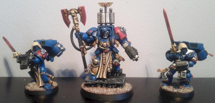 Blood Angel Librarian Group by I am Legion