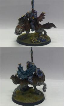 Wolf Lord on Thunderwolf by Bozwold