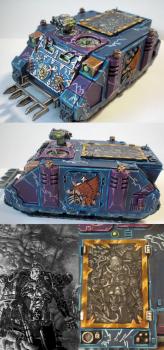 Night Lords Noise Marine Rhino by Vermillion_