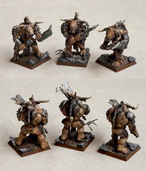 Beastmen Minotaurs by Comitiva Carmina