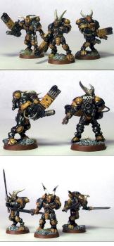 40k Beastmen gors with melta and power swords by mayajid