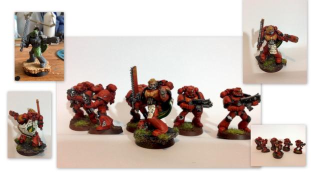 Blood Angels Squad by Dovecroft