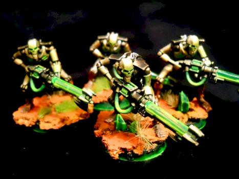 Necron warriors by Tryzna