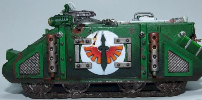 Dark Angels Rhino - Side View by Lethe