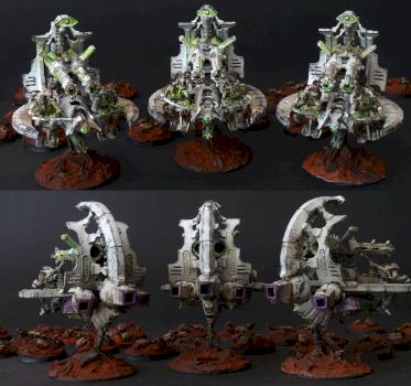 Necron Annihilation Barges by Malekith