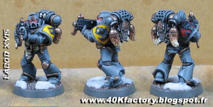 Grey Hunter Space Wolves by psychomatt