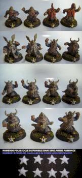 Blood Bowl bloodbowl TEAM converted dwarfs nains x 15 by tyyler